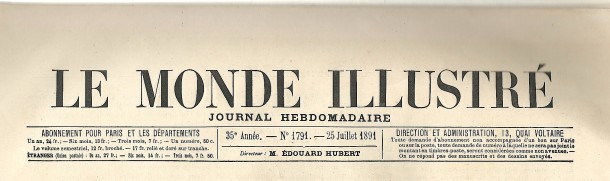 1891 Le  monde illustré