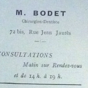 Bodet dentiste