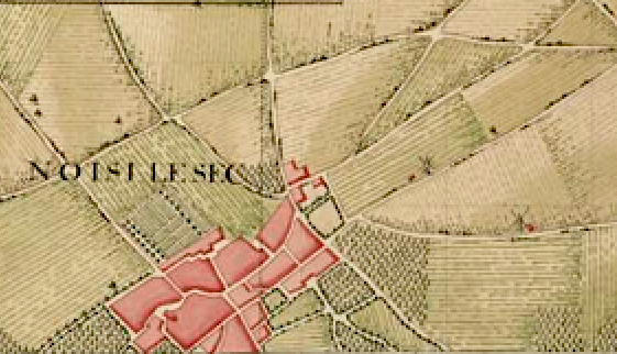 1745 atlas de Trudaine il n'y a plus qu'un seul moulin à cet emplacement