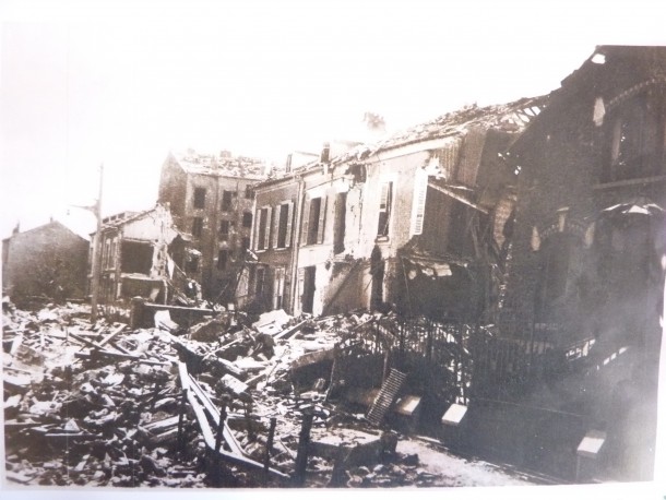 9 allée des pavillons bombardement