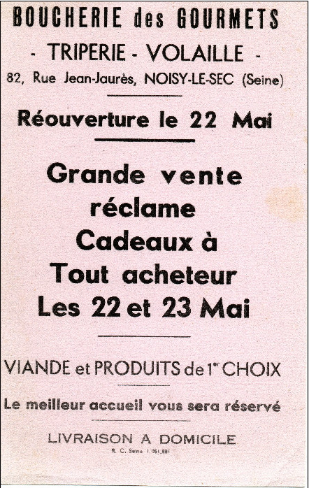 boucherie des gourmets