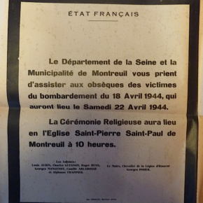 18 avril 1944 dommages collatéraux, Montreuil