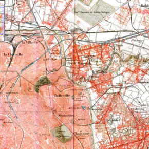 Time line cartographique