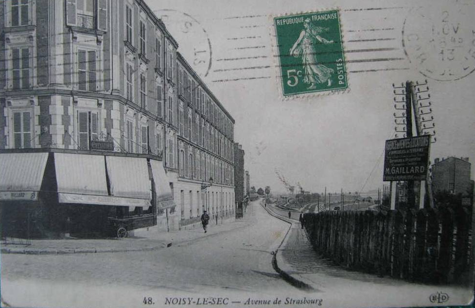 avenue de Strasbourg Noisy le sec histoire