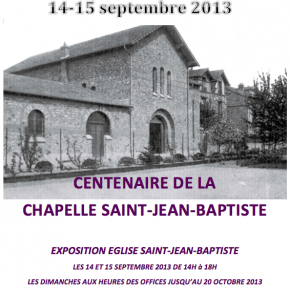 14-15 septembre 2013, Journées Européennes du Patrimoine