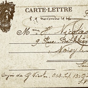 Georges Henri NICOLAS (1896-1918), 2ème partie Georges Henri NICOLAS (1896-1918), 2ème partie