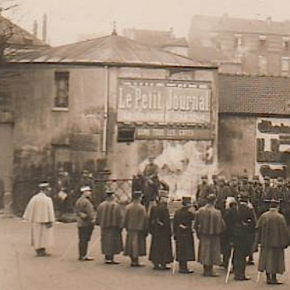 30 octobre 1914, le Président Raymond Poincaré est à Noisy-le-Sec